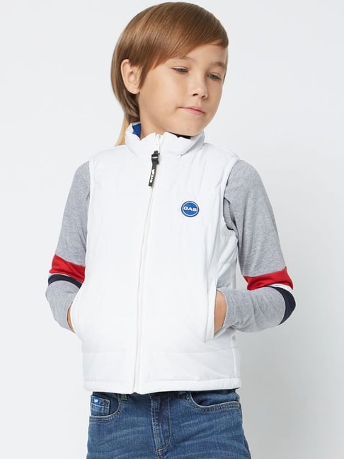 Buy United Colors Of Benetton Boys Red Solid Sleeveless Padded Jacket -  Jackets for Boys 7188960 | Myntra