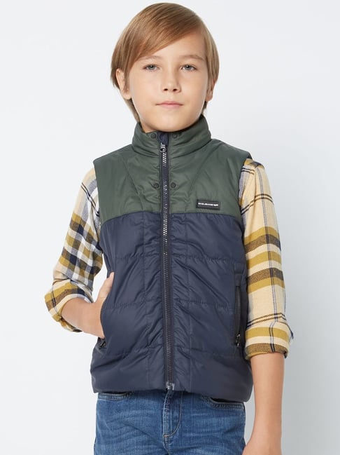 Casual Jackets Party Wear Blue Sleeveless Kids Jacket at Rs 168/piece in  Tiruppur