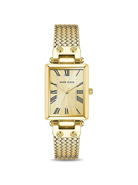 Fashion Simple Rectangular Dial Silvery Mesh Strap Women's - Temu