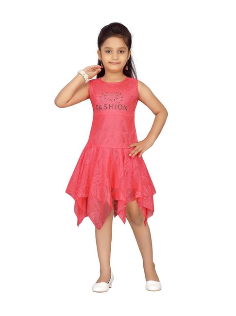 Aarika Kids Red Embroidered Dress-picture-27