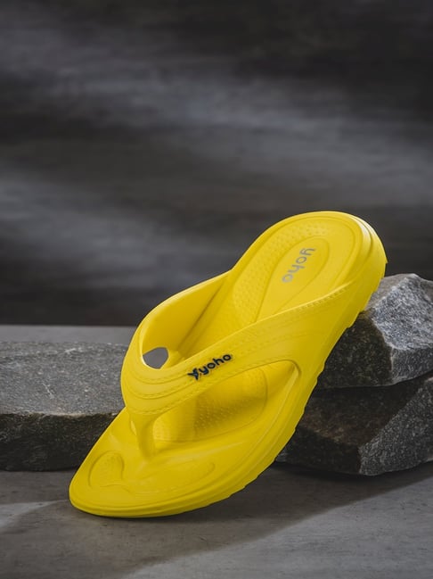 Flip flops online yellow