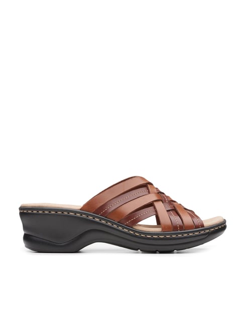 Ajio Clarks Flat Sandals Buy Clarks Women's LEXI SELINA MAHOGANY
