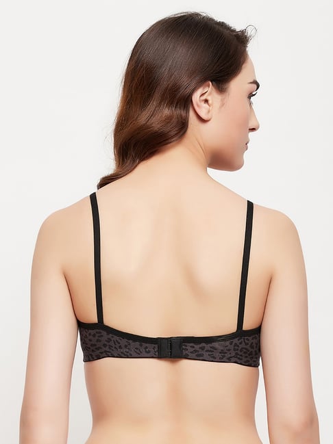 Buy Clovia Padded Non-Wired Full Cup Multiway Bra In Black - Lace (40C)  online