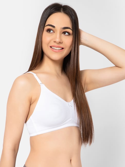 Buy Clovia White Full Coverage T-Shirt Bra for Women Online @ Tata CLiQ