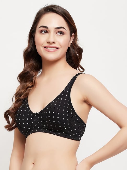 Clovia Black Solid Minimizer Bra