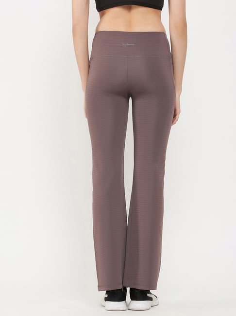 Buy Clovia Mauve Yoga Pants for Women's Online @ Tata CLiQ