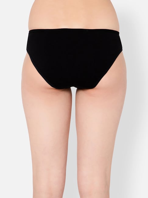 Buy Clovia Black Striped Panty for Women Online @ Tata CLiQ