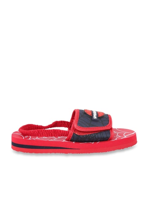 Fame Forever by Lifestyle Kids Blue & Red Back Strap Sandals