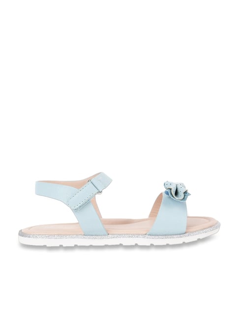 Fame Forever by Lifestyle Kids Blue & Beige Ankle Strap Sandals