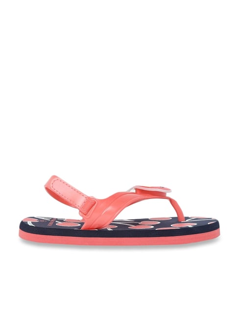 Fame Forever by Lifestyle Kids Red & Navy Flip Flops