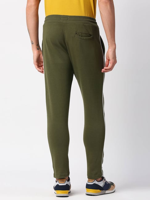 Olive green cheap adidas track pants