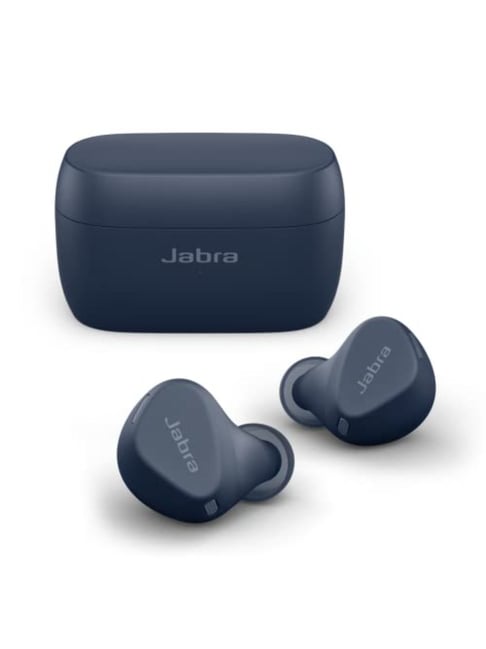 Jabra Elite 4 Active in Ear Bluetooth Earbuds Truly Wireless with mic (Navy Blue)