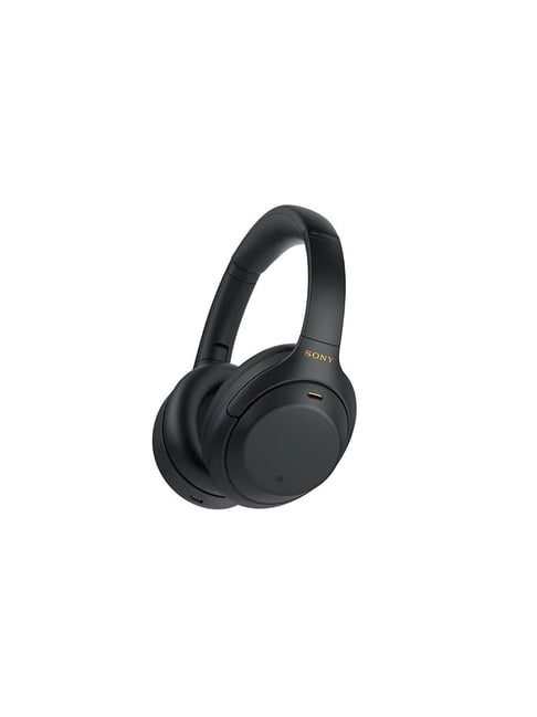 Sony WH-1000XM4 Industry Leading Wireless Noise Cancellation Bluetooth Headphones with Mic (Black)