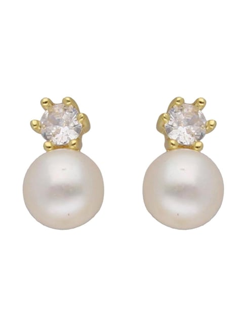 Pink and White Cultured Pearl, Sapphire and Diamond Earrings | Adler's of  New Orleans