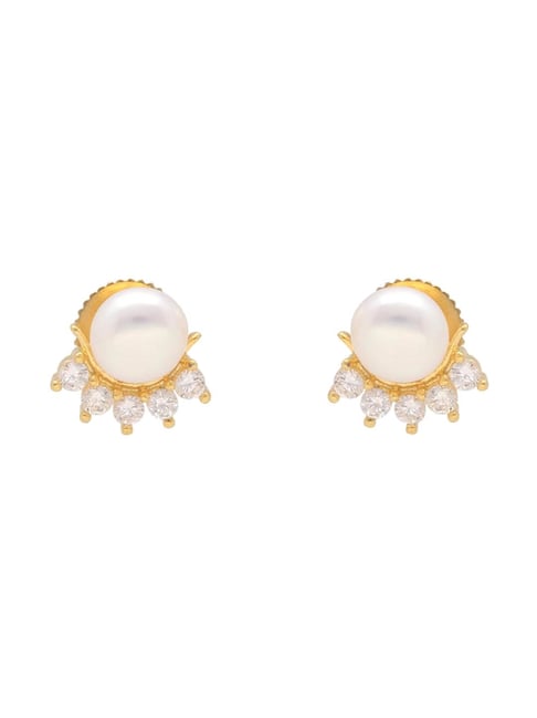 Buy Sri Jagdamba Pearls Pearls Rachita Pearl Pink Earrings Online