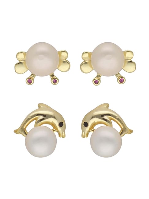 Sri Jagdamba Pearls Ishika Pearl Earrings : Amazon.in: Fashion