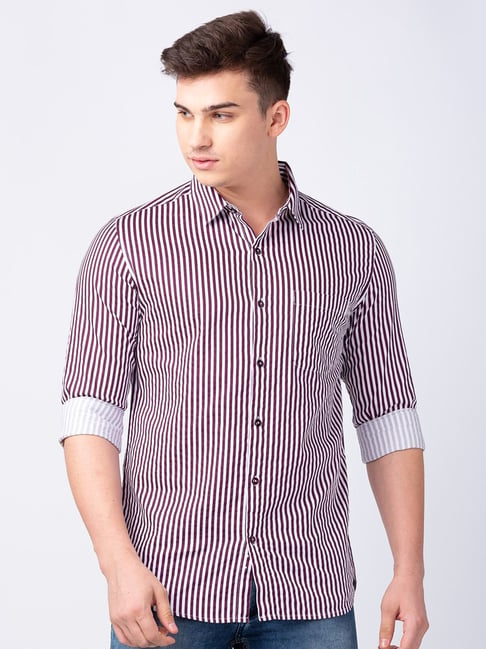 Formal Blue Striped Shirt - Coby