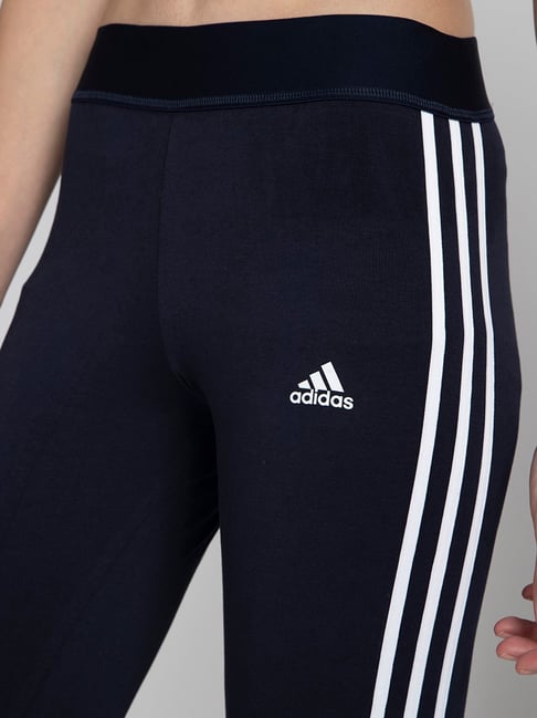 Buy Adidas Navy Striped Tights for Women's Online Tata CLiQ