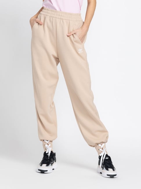 Tommy Hilfiger White Logo Relaxed Fit Joggers