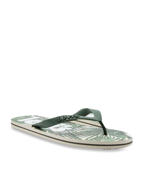 Levi s Men s Olive Flip Flops