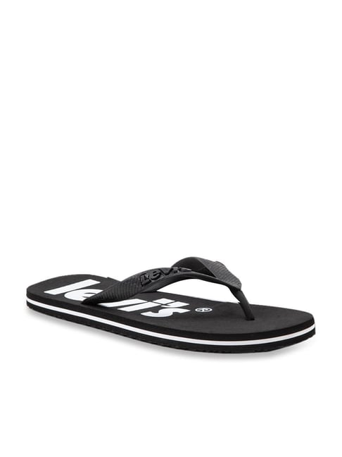 Buy Levi s Men s Black Flip Flops for Men at Best Price Tata CLiQ