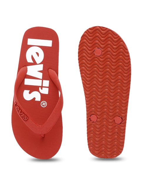 Buy Levi s Men s Red Flip Flops for Men at Best Price Tata CLiQ