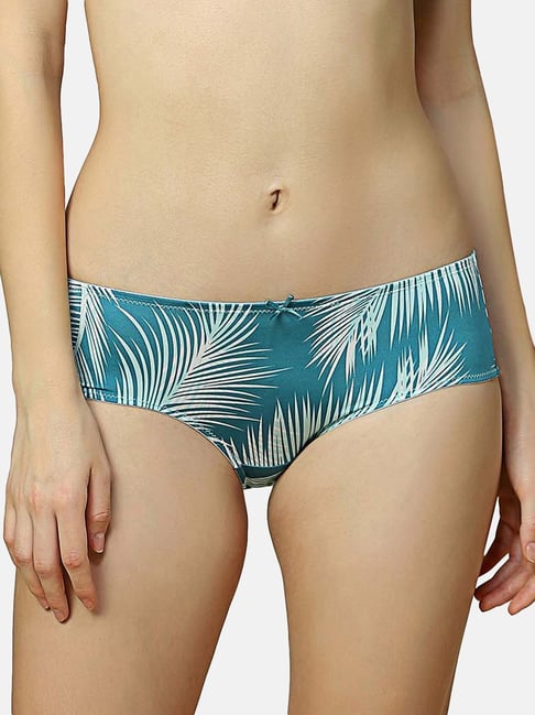 Triumph Green Printed Hipster Panty Price in India