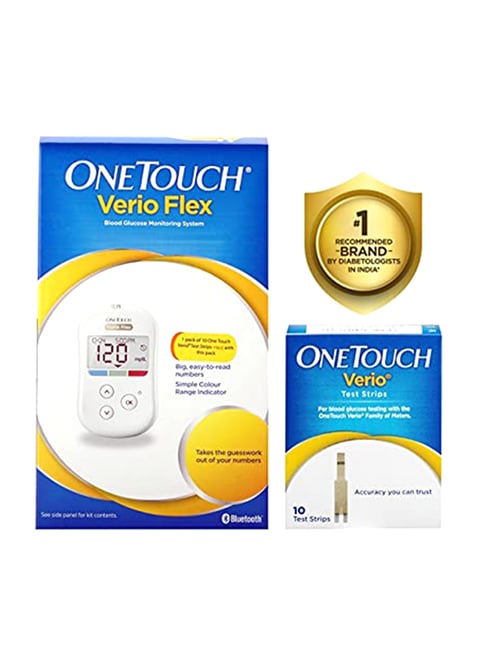 OneTouch Verio Flex Blood Glucose Monitor with OneTouch Reveal mobile application