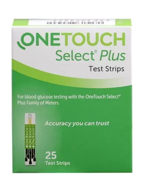 OneTouch Select Plus Test Strips - Pack of 25