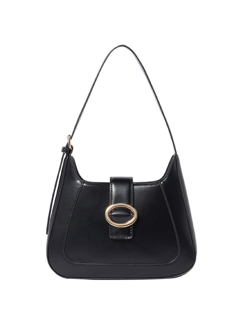 PEDRO Icon Leather Shoulder Bag - Black