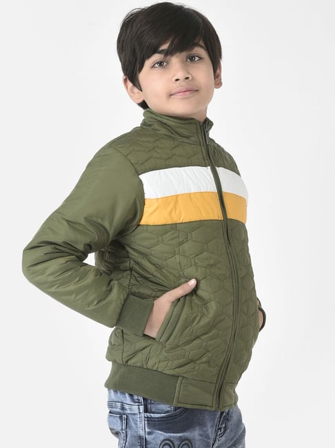 Buy online Boys Mock Collar Printed Bomber Jacket from Jackets for Men by  Crimsoune Club for ₹3149 at 30% off