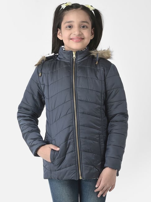 Childrens navy hot sale quilted jacket