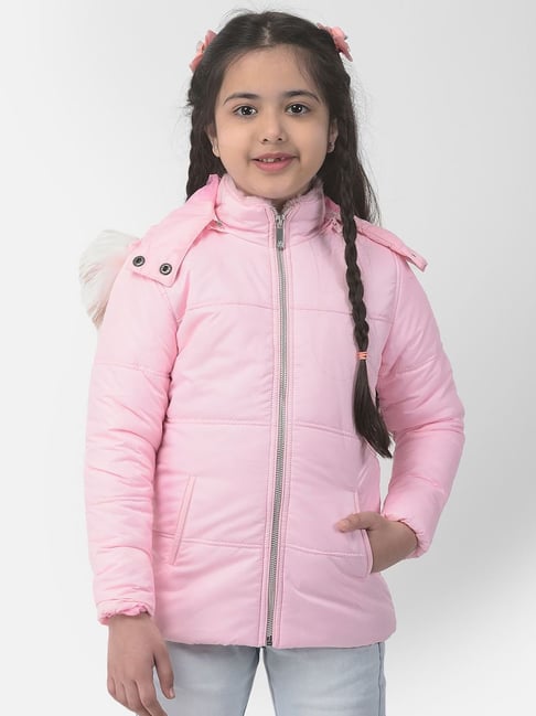Buy KIDS ONLY Peach Quilted Jacket for Girls Clothing Online @ Tata CLiQ