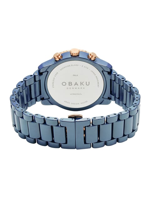 Buy OBAKU V278GCSLCL Falk Oxford Chronograph Watch for Men at Best