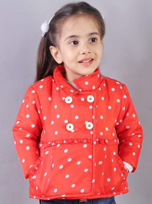 Buy Allen Solly Junior Girls Red Jacket - Jackets for Girls 1032854 | Myntra