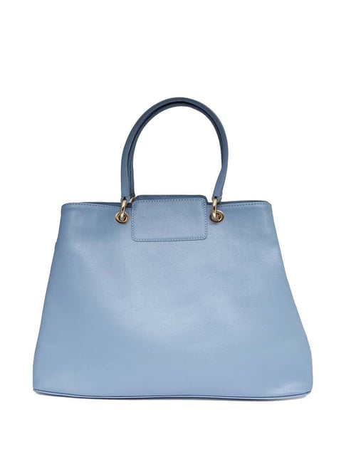 Sky Blue Leather Bag Design Keychain – Lubdub