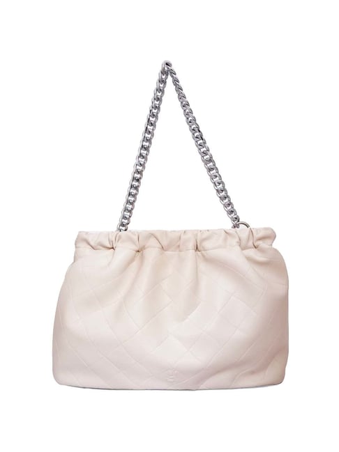 Buy Global Desi Off White Textured Medium Tote Handbag Online At Best Price  @ Tata CLiQ