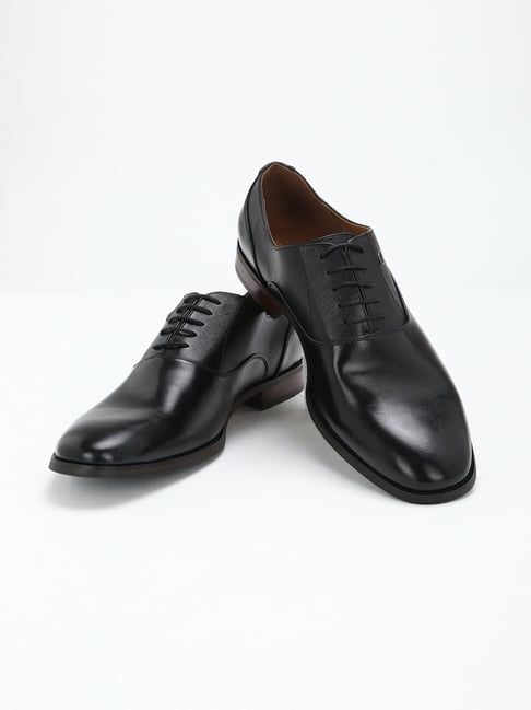 Louis Philippe Formal Shoes : Buy Louis Philippe Black Lace Up Shoes Online