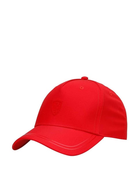 Solid red sale baseball cap