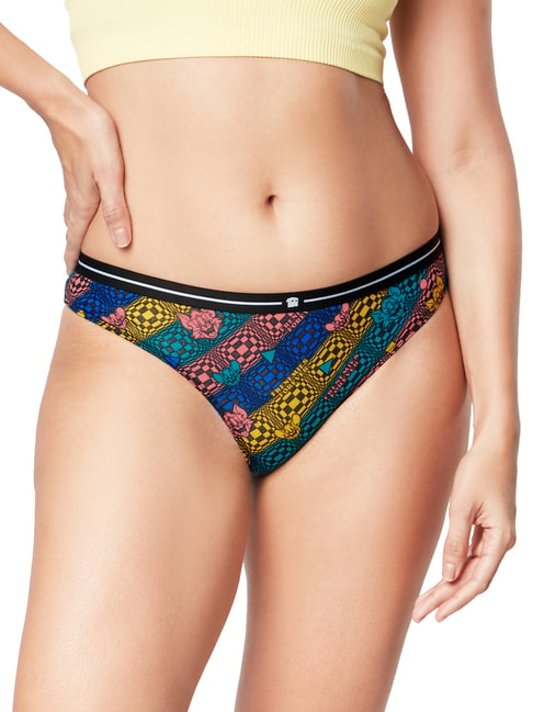 The Souled Store Multicolor Tom And Jerry: Trippy Printed Bikini Panty Price in India
