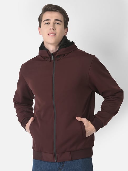 Crimsoune Club Wine Regular Fit Hooded Jacket-picture-20