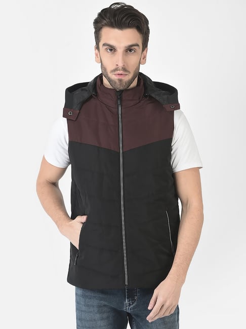 Crimsoune Club Black Regular Fit Hooded Jacket-picture-25