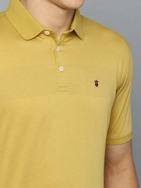 Buy Louis Philippe Yellow Polo T-Shirt for Men's Online @ Tata CLiQ