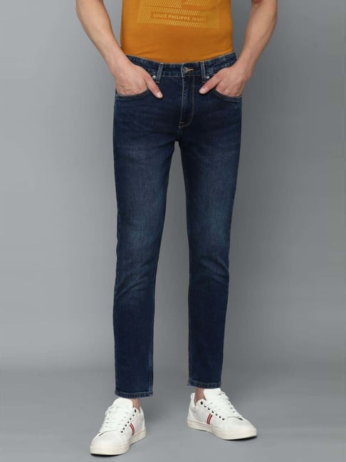 Louis Philippe Jeans Navy Blue Jeans