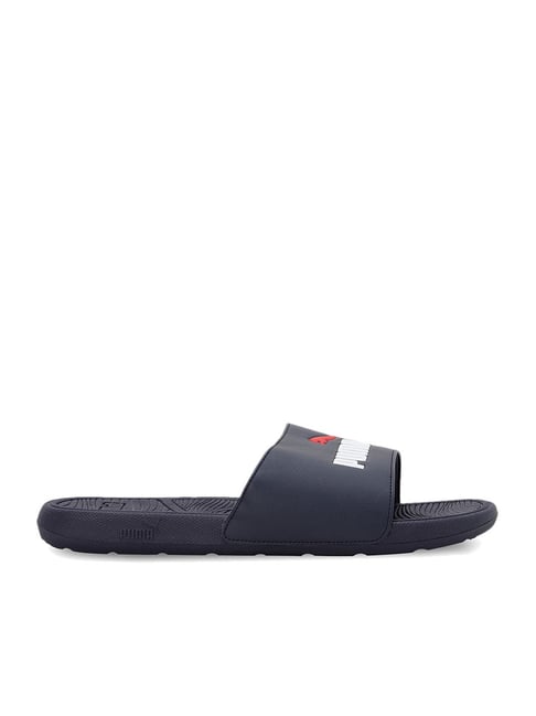 Puma Men's Cool Cat 2.0 Blue Slides