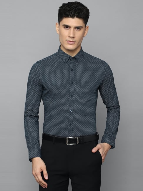 LOUIS PHILIPPE Men Printed Slim Fit Formal Shirt