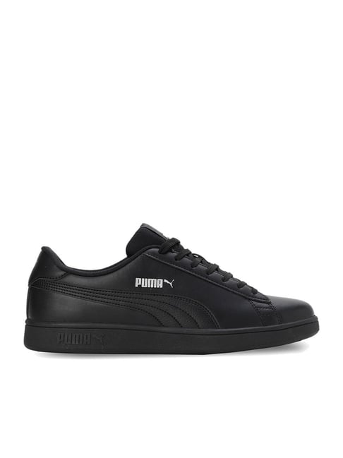 Puma Men's Smashic Black Casual Sneakers-Puma-Footwear-TATA CLIQ