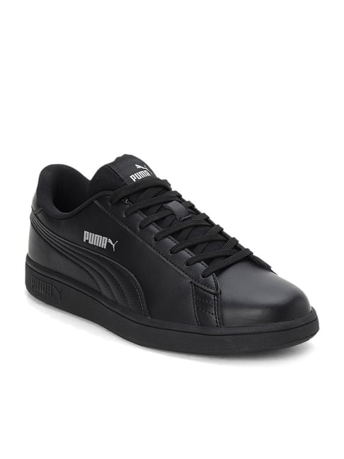Puma Men's Smashic Black Casual Sneakers-Puma-Footwear-TATA CLIQ