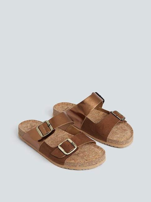 Buy LUNA BLU by Westside Light Gold Multi-Strap Sandals for Online @ Tata  CLiQ