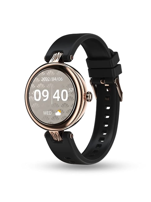 Pebble Venus Bluetooth Calling Female Health Tracking and Multiple Sports Smartwatch - Midnight Gold